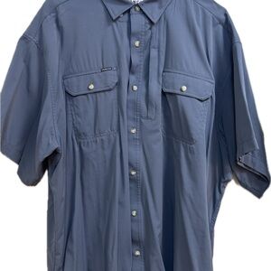 Gray Button-Up Shirt